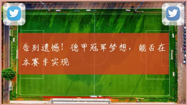 告别遗憾！德甲冠军梦想，能否在本赛季实现